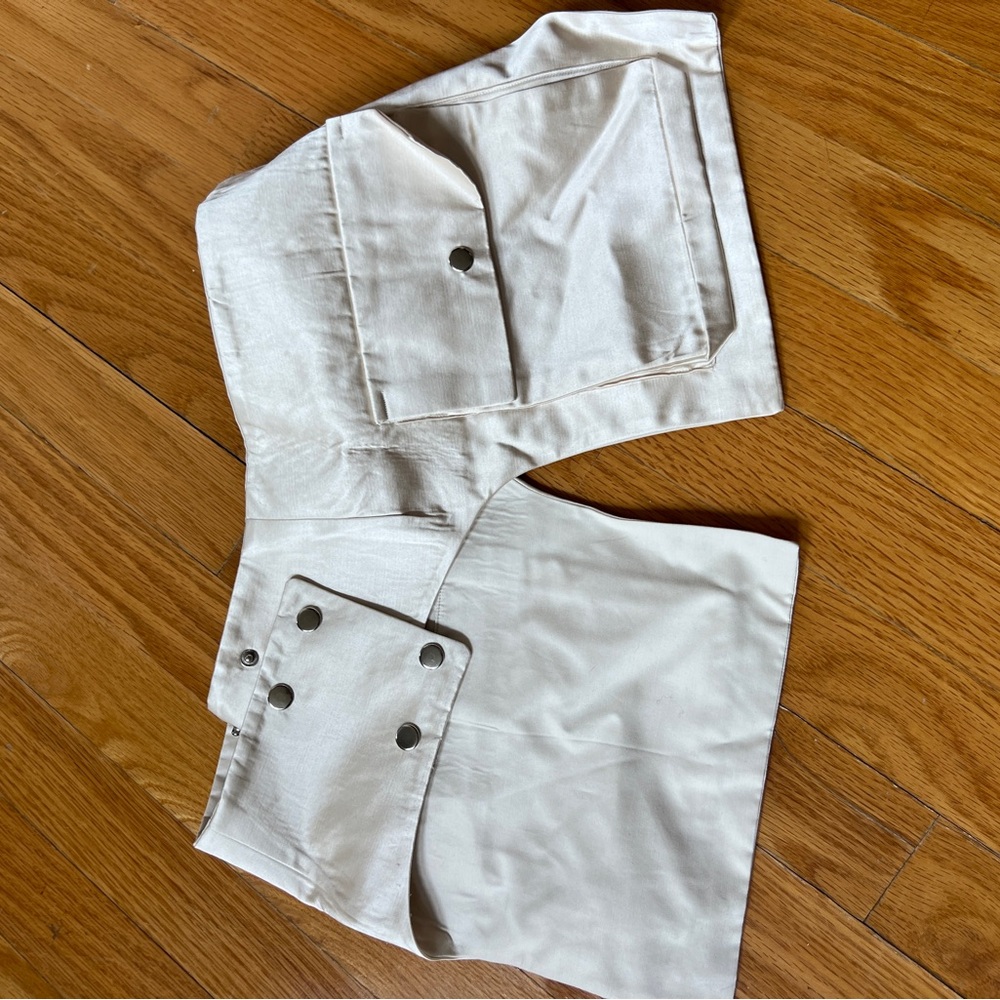 Caspar the label Cream Utility Belt/skirt